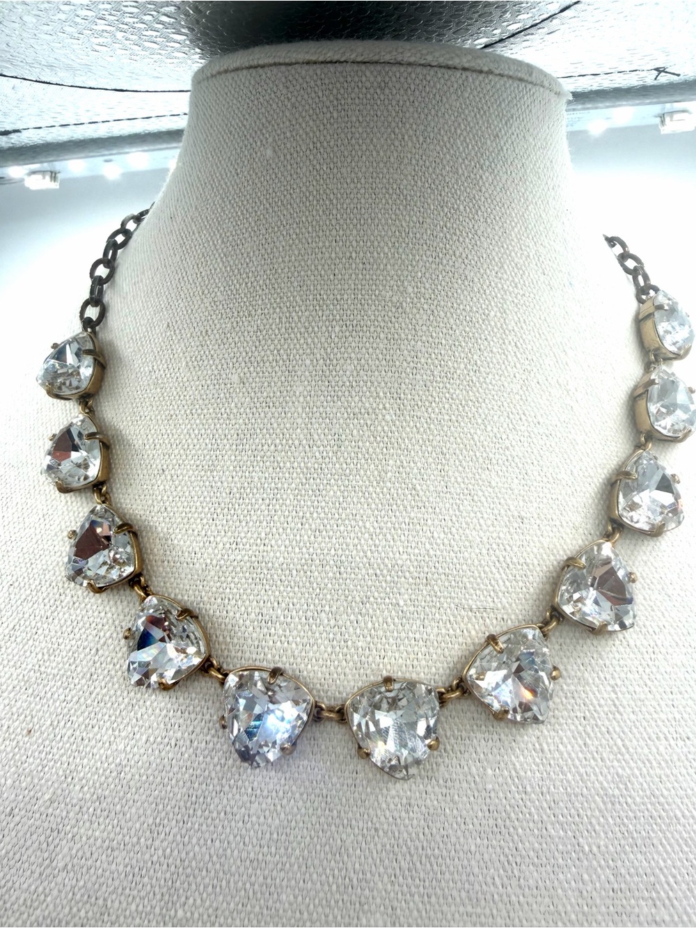 Stella & Dot Retired Somervell Collar Necklace Georgian-inspired Choker Jewelry